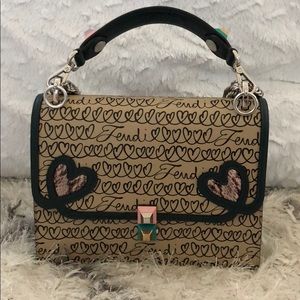 SOLD Fendi Kan I Medium Open Your Heart Print